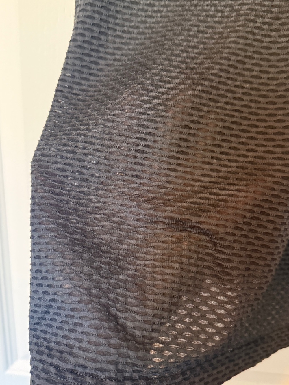 Stella McCartney X Adidas Women's Black Mesh Racerback Tank Top - Picture 6 of 7